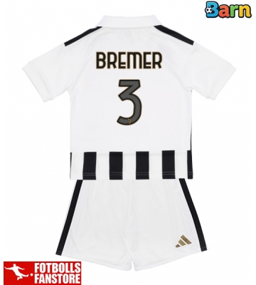 Juventus Gleison Bremer #3 Hemmatröja Barn 2026-27 Kortärmad (+ Korta byxor)